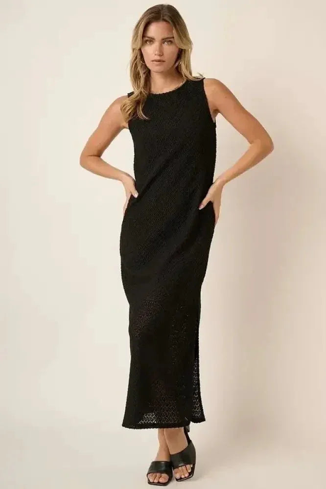 Mittoshop Side Slit Round Neck Sleeveless Dress - Update AvenueFestival VibesTrendsi100100701511498100100701511498eb5a01b5 - 9382 - 4c25 - a488 - 1e87a36aff09 - MaxBlack