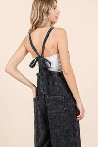 Mittoshop Textured Wide Leg Overalls - Update AvenueVacation StyleTrendsi100100993631648100100993631648fb401310 - 7511 - 4f5b - b6e9 - 5ce9ee126501 - MaxWashed Black