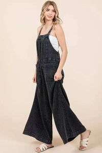 Mittoshop Textured Wide Leg Overalls - Update AvenueVacation StyleTrendsi1001009936316481001009936316481827880f - bd9a - 45c3 - a017 - b0ddc8a586bd - MaxWashed Black
