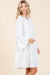 Mittoshop Tiered Notched Flare Sleeve Dress - Update AvenueVacation StyleTrendsi100100208421065100100208421065650945f3 - 99e3 - 462d - 93b1 - 475086a95997 - MaxIvory