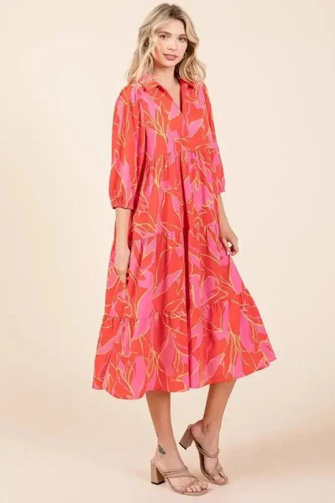 Mittoshop Tiered Printed Collared Neck Midi Dress - Update AvenueEffortless Elegance: DressesTrendsi1001004321019781001004321019788cd63b5c - fe18 - 4646 - b712 - 71cb00c39687 - MaxCoral