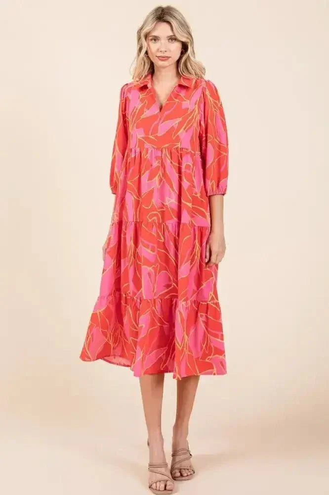 Mittoshop Tiered Printed Collared Neck Midi Dress - Update AvenueEffortless Elegance: DressesTrendsi1001004321019781001004321019786bcf25d3 - 694d - 465e - ab62 - 8936be6654b0 - MaxCoral