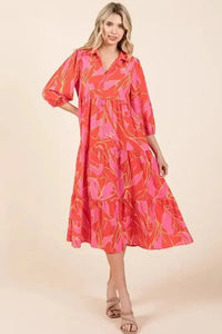 Mittoshop Tiered Printed Collared Neck Midi Dress - Update AvenueEffortless Elegance: DressesTrendsi100100432101978100100432101978a65a203c - 2cb1 - 4ef0 - 985c - e083249fc5b0 - MaxCoral