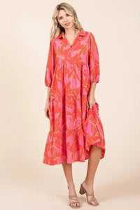 Mittoshop Tiered Printed Collared Neck Midi Dress - Update AvenueEffortless Elegance: DressesTrendsi100100432101978100100432101978f2e63dd4 - c22d - 4e3f - a190 - e877c6550fc2 - MaxCoral