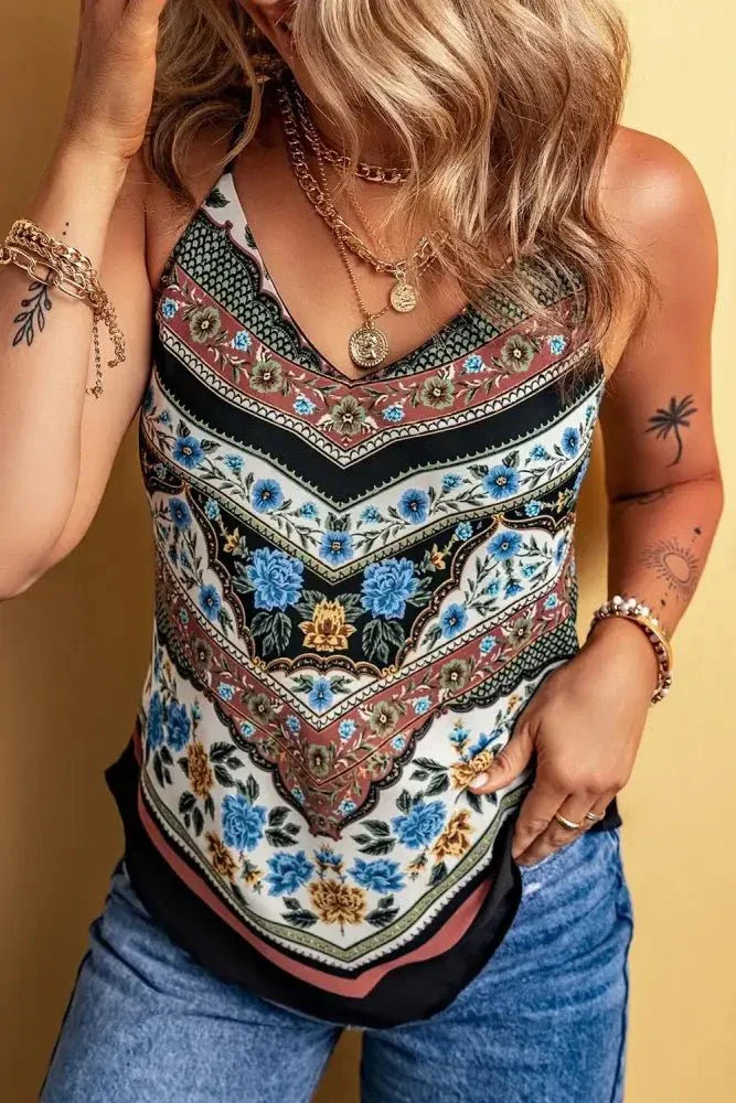 Mixed Floral Chevron Pattern Cami - Update AvenueBoho VibesTrendsi1001003195757741001003195757742832c740 - 181b - 4d41 - 8b61 - 096ae76b54cc - Max - OriginFloral