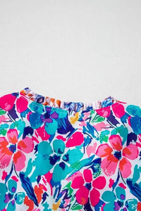 Mixed Floral Print Tie Neck Short Sleeve Dress - Update AvenueEffortless Elegance: DressesTrendsi1001004028552251001004028552251f2c6c4e - b6f3 - 457f - 99fe - f58a057dd0ba - MaxFloral