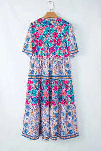 Mixed Floral Print Tie Neck Short Sleeve Dress - Update AvenueEffortless Elegance: DressesTrendsi100100402855225100100402855225b55aa95c - 8f52 - 464f - b722 - 84aadb66e9bb - MaxFloral