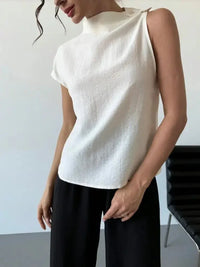 Mock Neck Solid Color Tank - Update AvenueTrendsi100100726161298100100726161298be350edbc3dd4d2e98aa8bf32726fa22 - Max - OriginWhite