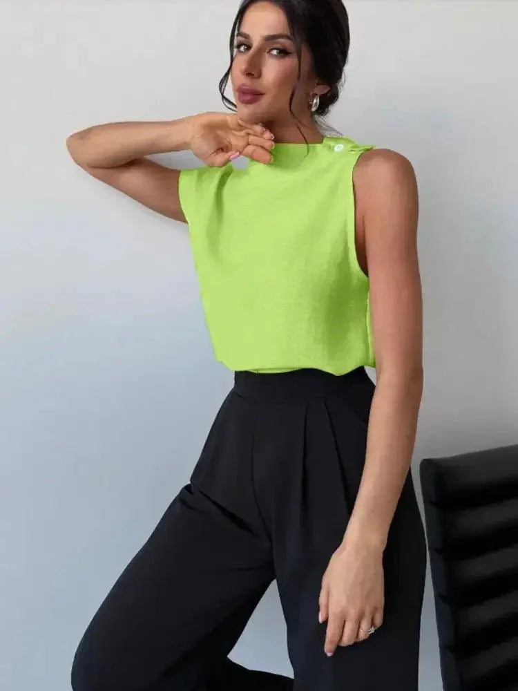 Mock Neck Solid Color Tank - Update AvenueTrendsi100100726164737100100726164737d86bd4452eb14abdb241800f13284c55 - Max - OriginLight Green