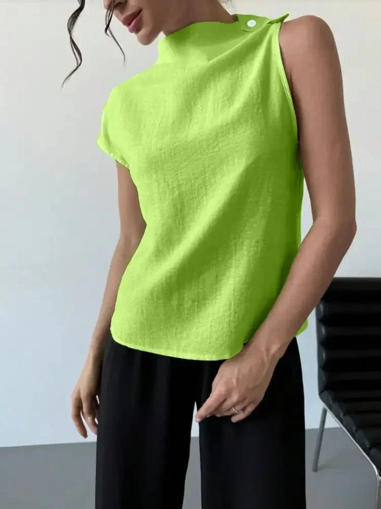 Mock Neck Solid Color Tank - Update AvenueTrendsi100100726164737100100726164737beef5517cf1345ce8378b7b6287e2b9e - Max - OriginLight Green