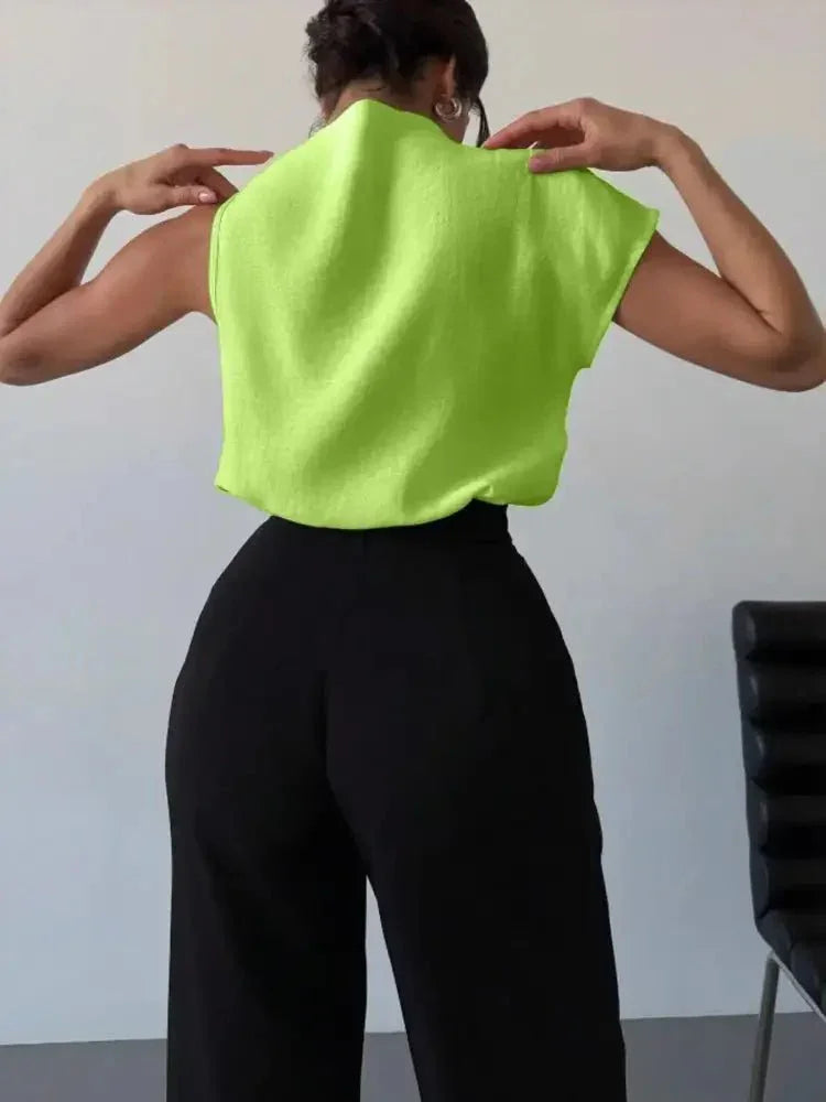 Mock Neck Solid Color Tank - Update AvenueTrendsi100100726164737100100726164737ef6c725a721a46698f46aee5455650d5 - Max - OriginLight Green