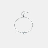 Moissanite 925 Sterling Silver Heart Bracelet - Update AvenueBraceletsTrendsi100500429021217100500429021217Moissanite 925 Sterling Silver Heart BraceletSilver