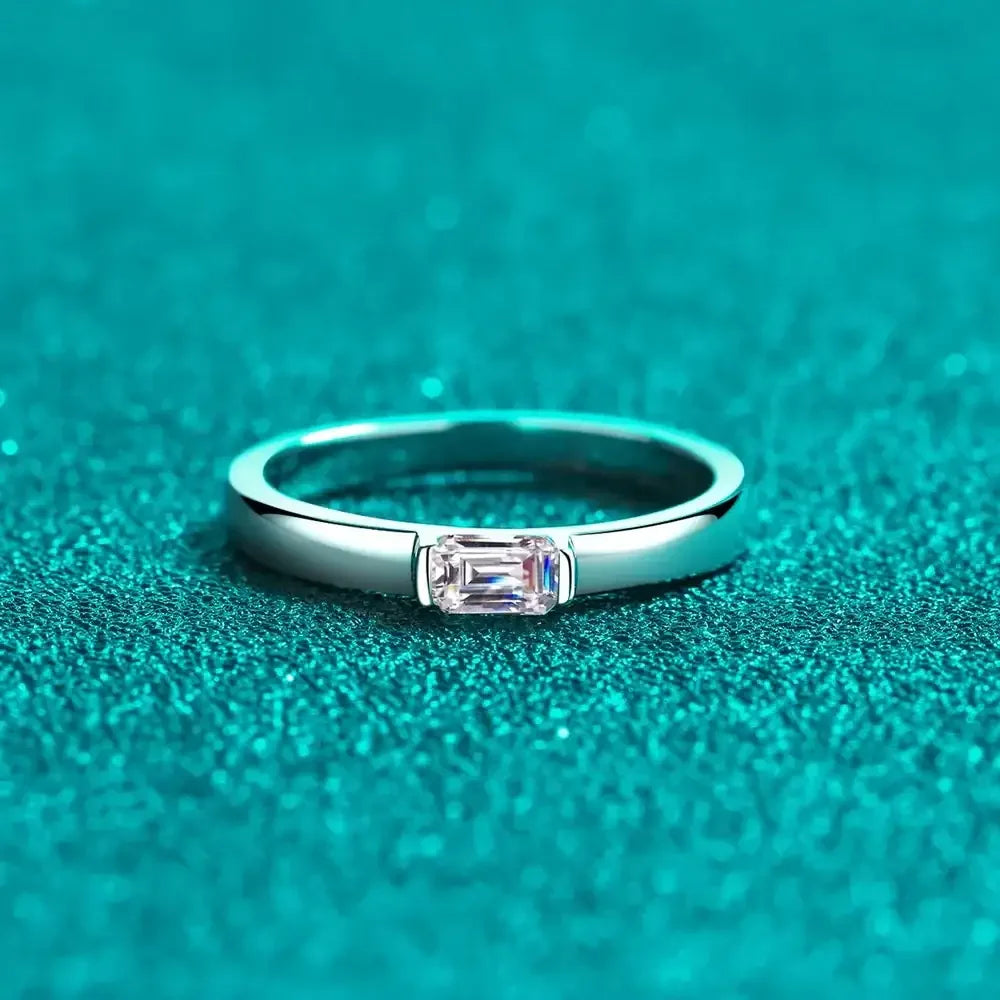 Moissanite 925 Sterling Silver Ring