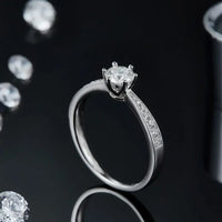 Moissanite 925 Sterling Silver Ring