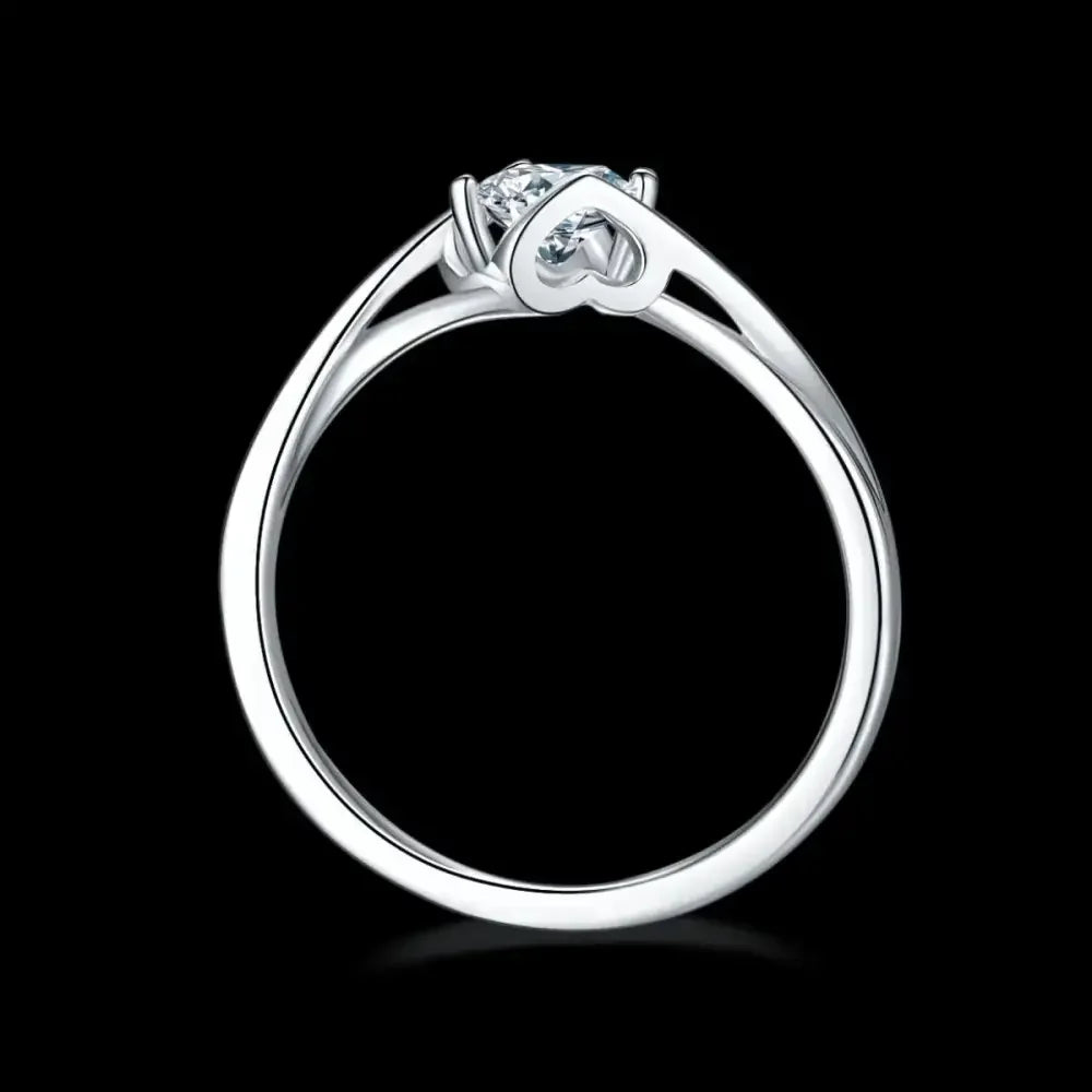 Moissanite 925 Sterling Silver Ring