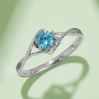 Moissanite 925 Sterling Silver Ring