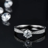 Moissanite 925 Sterling Silver Ring