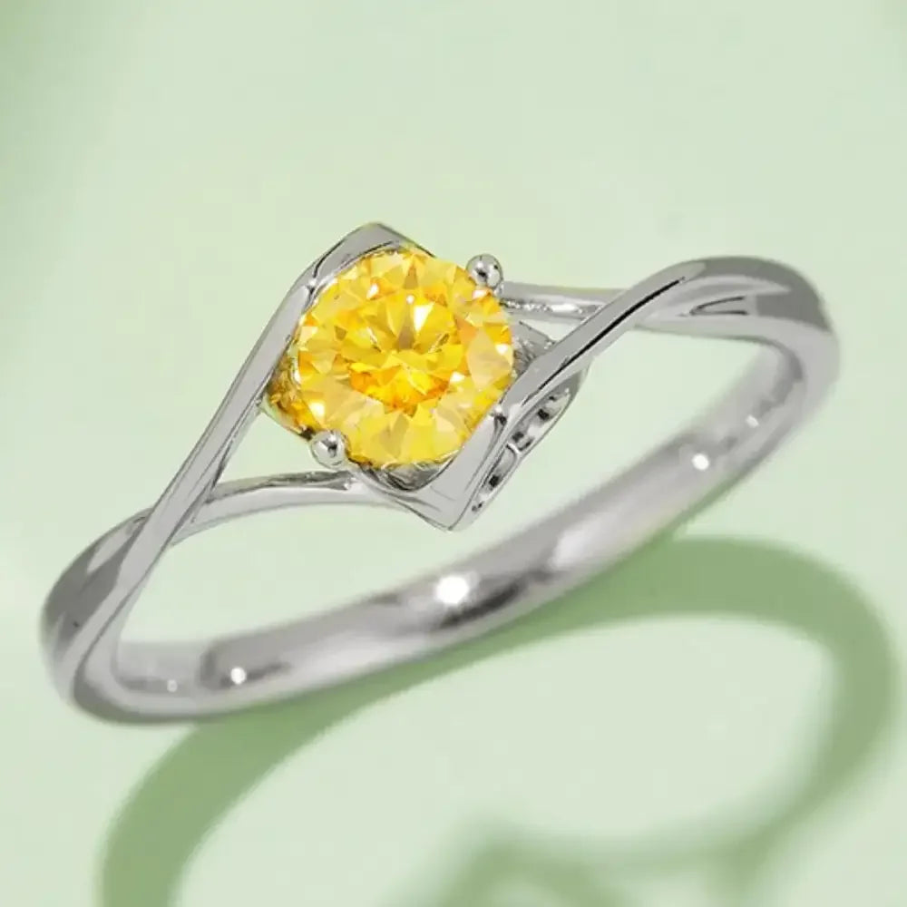 Moissanite 925 Sterling Silver Ring