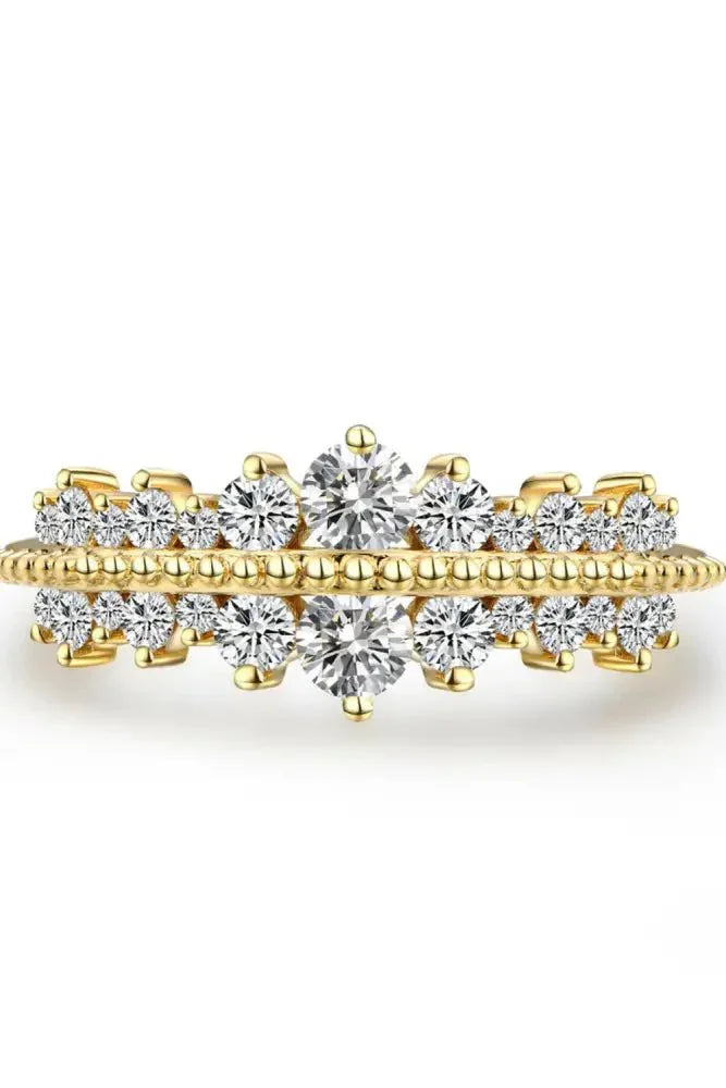 Moissanite 925 Sterling Silver Ring - Update AvenueRingTrendsi101300303420615101300303420615Moissanite 925 Sterling Silver RingGold