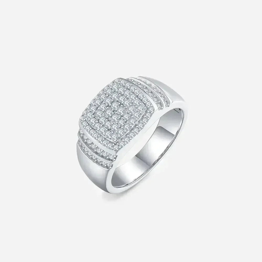 Moissanite 925 Sterling Silver Ring - Update AvenueRingTrendsi101300315317511101300315317511Moissanite 925 Sterling Silver RingSilver