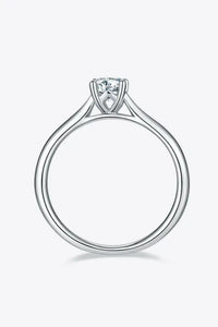 Moissanite 925 Sterling Silver Solitaire Ring