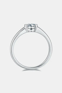 Moissanite 925 Sterling Silver Solitaire Ring