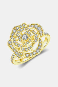 Moissanite Flower Shape Ring - Update AvenueRingTrendsi101300166311291101300166311291Moissanite Flower Shape RingSilver