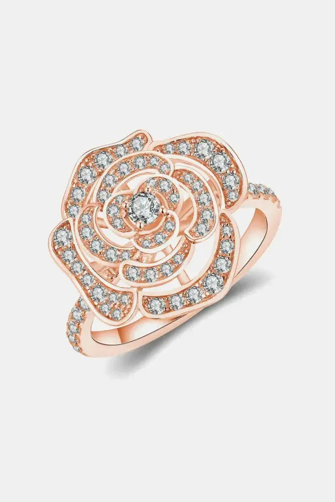 Moissanite Flower Shape Ring - Update AvenueRingTrendsi101300166319717101300166319717Moissanite Flower Shape RingGold