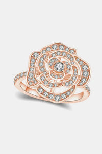 Moissanite Flower Shape Ring - Update AvenueRingTrendsi101300166319881101300166319881Moissanite Flower Shape RingRose Gold
