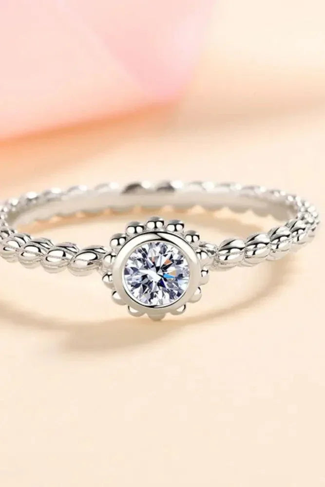 Moissanite Rhodium - Plated Ring - Update AvenueRingTrendsi101300427634098101300427634098Moissanite Rhodium - Plated RingSilver