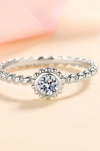 Moissanite Rhodium - Plated Ring - Update AvenueRingTrendsi101300427634098101300427634098Moissanite Rhodium - Plated RingSilver