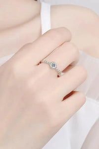 Moissanite Rhodium - Plated Ring - Update AvenueRingTrendsi101300427634098101300427634098Moissanite Rhodium - Plated RingSilver