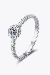 Moissanite Rhodium - Plated Ring - Update AvenueRingTrendsi101300427634098101300427634098Moissanite Rhodium - Plated RingSilver