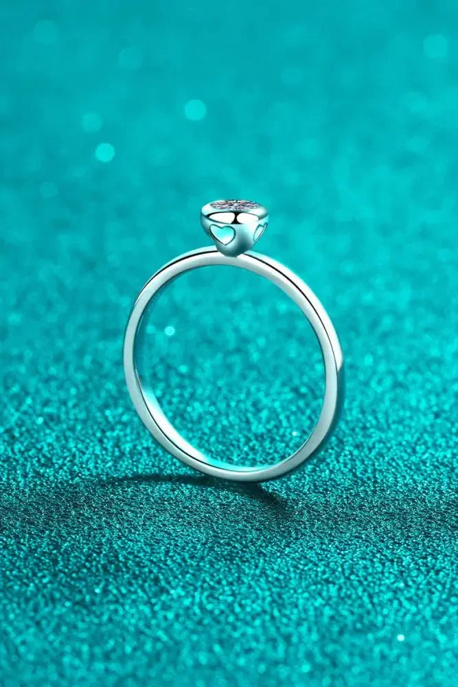 Moissanite Rhodium - Plated Solitaire Ring - Update AvenueRingTrendsi101300546952165101300546952165Moissanite Rhodium - Plated Solitaire RingSilver