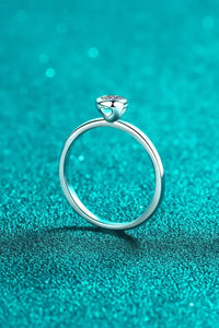 Moissanite Rhodium - Plated Solitaire Ring - Update AvenueRingTrendsi101300546952165101300546952165Moissanite Rhodium - Plated Solitaire RingSilver