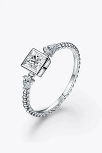 Moissanite Square Shape 925 Sterling Silver Ring - Update AvenueRingTrendsi101300856145809101300856145809Moissanite Square Shape 925 Sterling Silver RingSilver