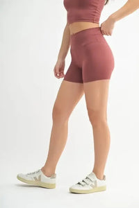 MONO B Venice Cloud Light Contour Biker Shorts