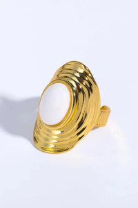 Natural Stone Copper Ring - Update AvenueRingTrendsi101300315939174101300315939174Natural Stone Copper RingWhite