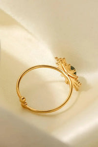 Natural Stone Sun Shape Open Ring - Update AvenueRingTrendsi100100620473368100100620473368Natural Stone Sun Shape Open RingGold/Sage