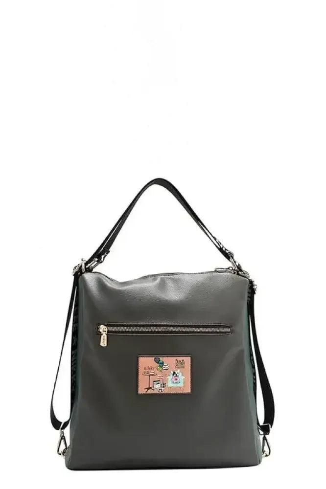Nicole Lee USA Multifunction Adjustable Strap Eco-Leather Backpack