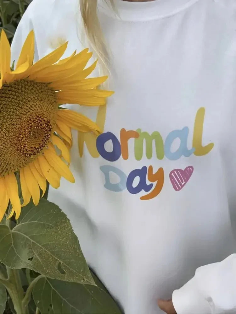 Normal Day Long Sleeve T-Shirt - Update AvenueT-ShirtsTrendsi10010043497594610010043497594641ebfa8e - 75c6 - 4bff - b829 - 66055d3f4666 - Max - OriginWhite