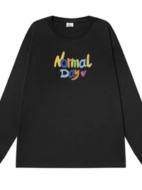 Normal Day Long Sleeve T-Shirt - Update AvenueT-ShirtsTrendsi10010043497795710010043497795702af6f27 - 1497 - 4816 - a619 - 0e19ebfdf967 - Max - OriginBlack