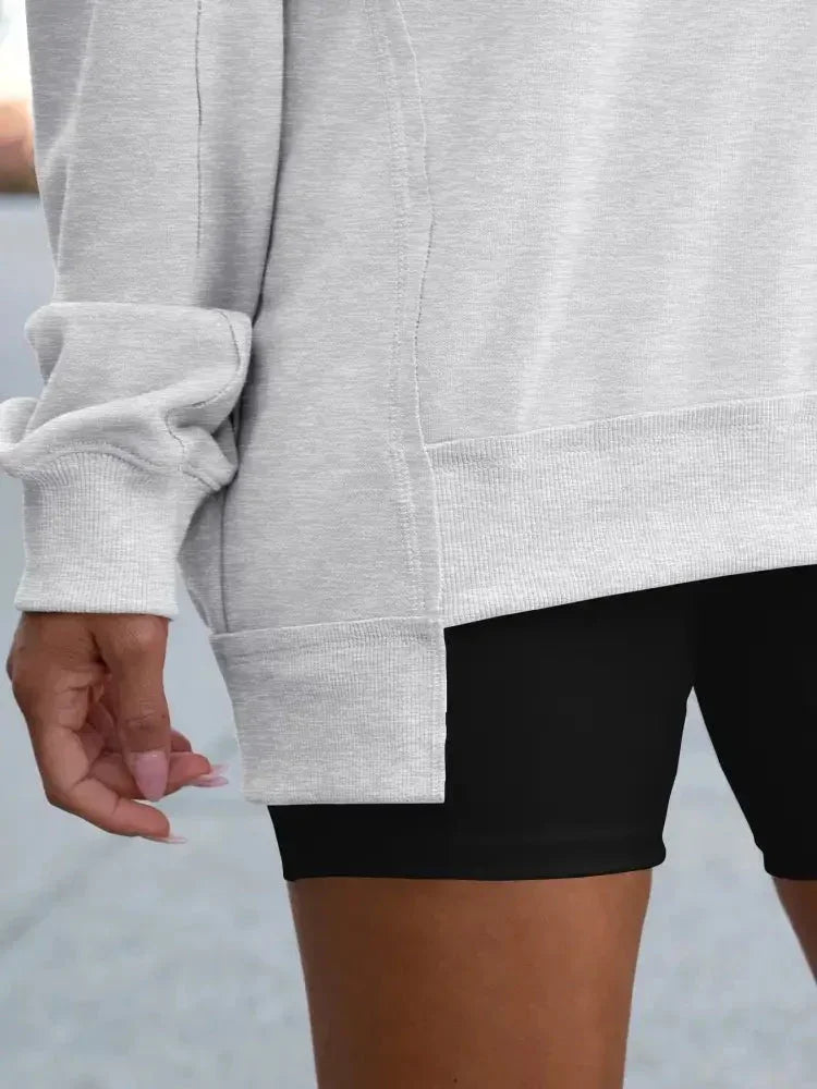 Notched Long Sleeve Oversized Sweatshirt - Update AvenueDaily EssentialsTrendsi1001004408726291001004408726298b5fdb799889430892590a64a24b8dd4 - Max - OriginLight Gray