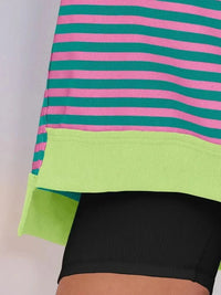 Notched Long Sleeve Oversized Sweatshirt - Update AvenueDaily EssentialsTrendsi1001004408774711001004408774717d3cc549 - 5640 - 426a - 88d4 - d79ec68251dc - Max - OriginRose Stripes