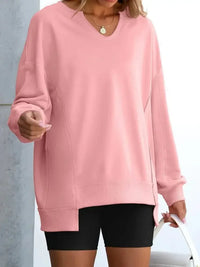 Notched Long Sleeve Oversized Sweatshirt - Update AvenueDaily EssentialsTrendsi100100440877644100100440877644686faad30be84c5bb0916b062c2174b4 - Max - OriginPink