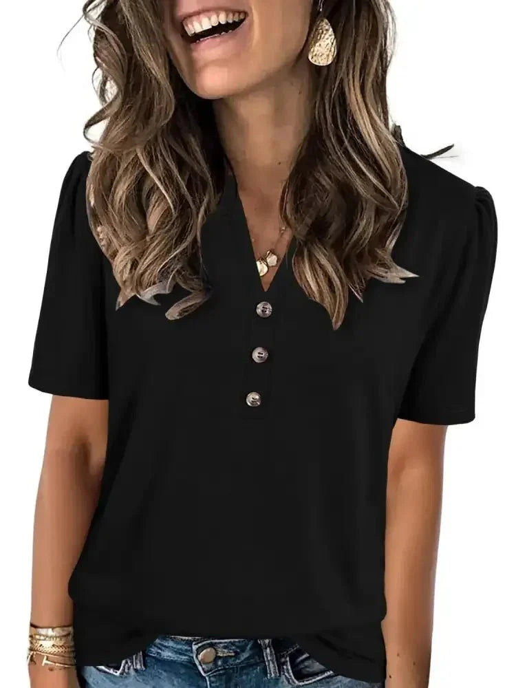 Notched Short Sleeve T-Shirt - Update AvenueT-ShirtsTrendsi100100111411195100100111411195c814ed83 - d001 - 4de8 - be9b - 1d3498737179 - Max - OriginBlack