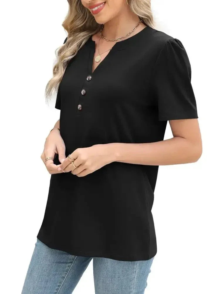 Notched Short Sleeve T-Shirt - Update AvenueT-ShirtsTrendsi1001001114111951001001114111958a5c7e06 - 09a7 - 40c2 - bf9a - 26a0ede1140a - Max - OriginBlack