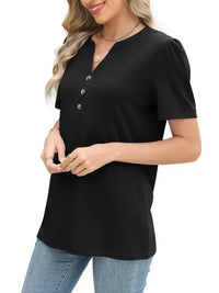 Notched Short Sleeve T-Shirt - Update AvenueT-ShirtsTrendsi1001001114111951001001114111958a5c7e06 - 09a7 - 40c2 - bf9a - 26a0ede1140a - Max - OriginBlack