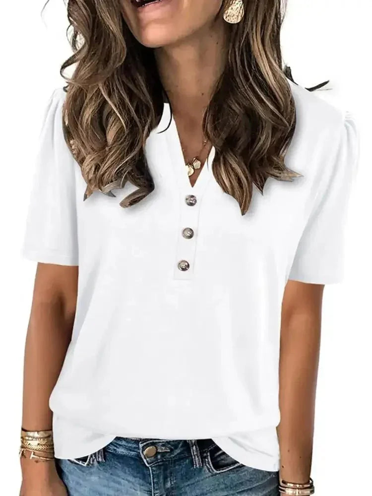 Notched Short Sleeve T-Shirt - Update AvenueT-ShirtsTrendsi100100111412116100100111412116fca30677 - 55b7 - 4490 - b9b3 - 675424615108 - Max - OriginWhite