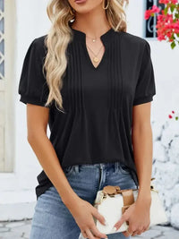 Notched Short Sleeve T-Shirt - Update AvenueT-ShirtsTrendsi100100663544813100100663544813c096ac0a - bf01 - 47da - 94b9 - 0f5ae7c99e5a - Max - OriginBlack